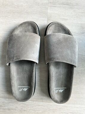 Mr Porter suede slides